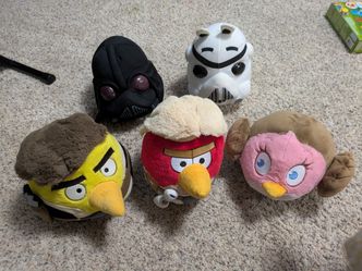 2011 Authentic Star War Angry Birds Plushie 9"