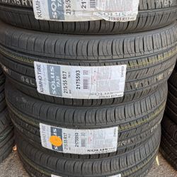 215/55/17 Kumho Tires 