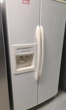 Kenmore Side-by-Side White Refrigerator Fridge
