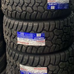 LT 35x12.50x22 Atlander Ruuged Terrain RT Tires 10 Ply Load E Installed-We Finance