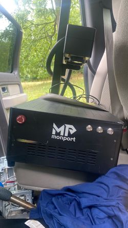 Monport 20 watt fiber laser engraving