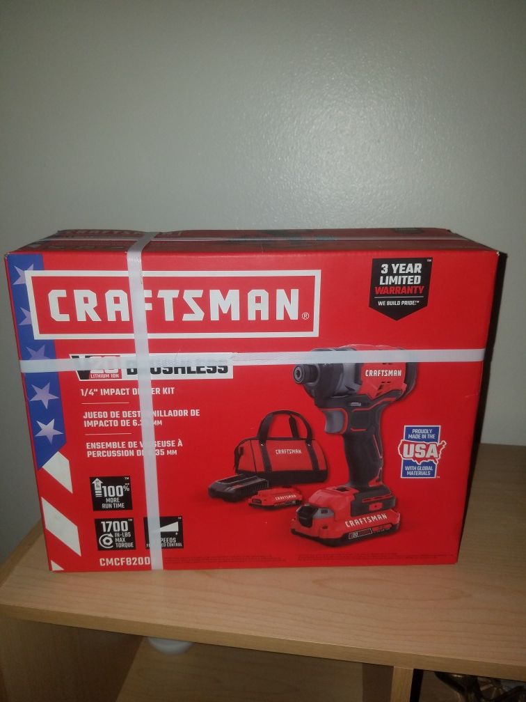 Craftsman V20 Brushless Drill