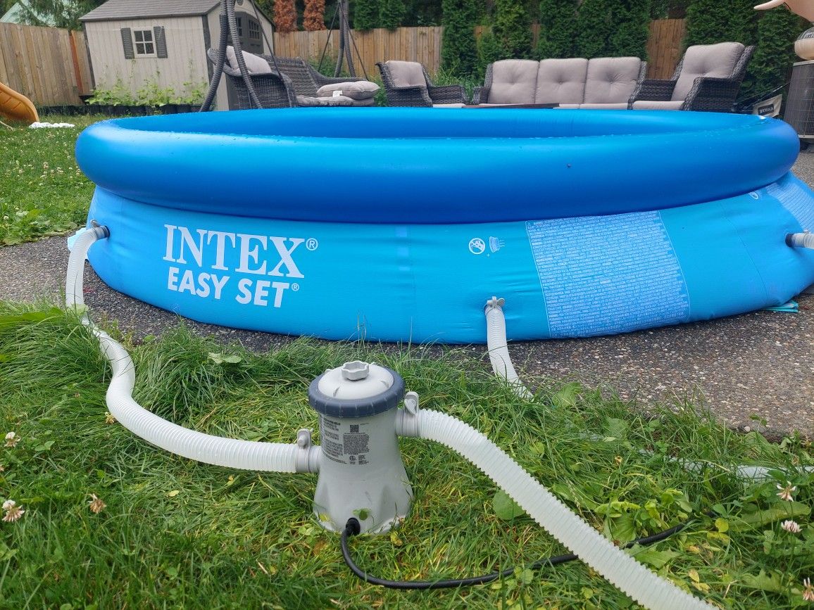 Summer Fun Pool, Pump, And Pool Cover 