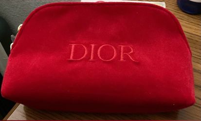 Dior makeup bag