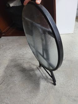 Folding Glass Table