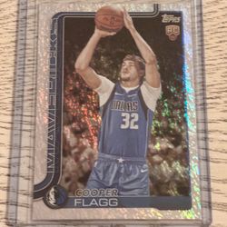 2025 Topps NBA Cooper Flagg Sand Glitter SSP #201 (Flagship Series)