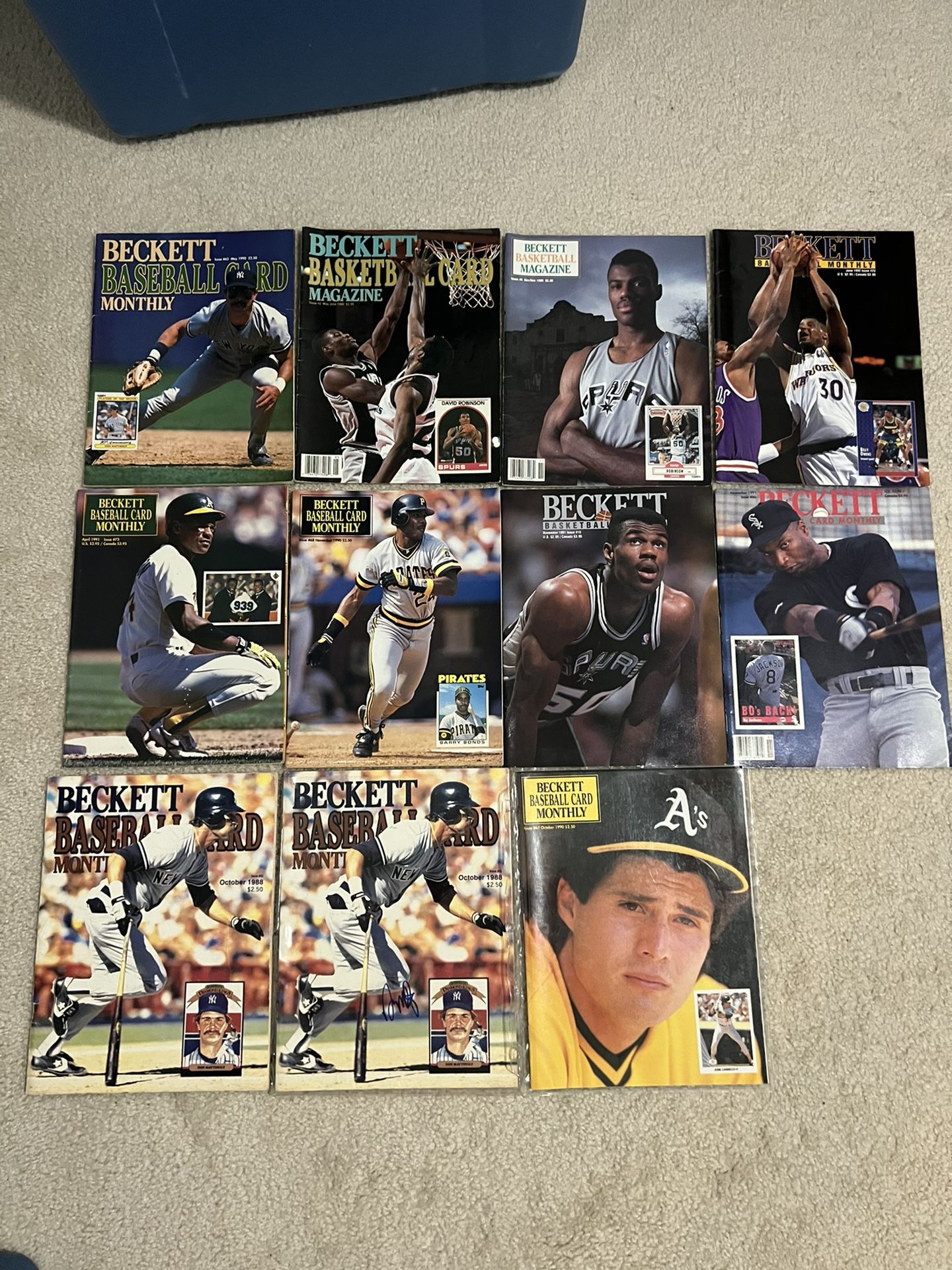 Vintage Sports Illustrated Price Guides Beckett