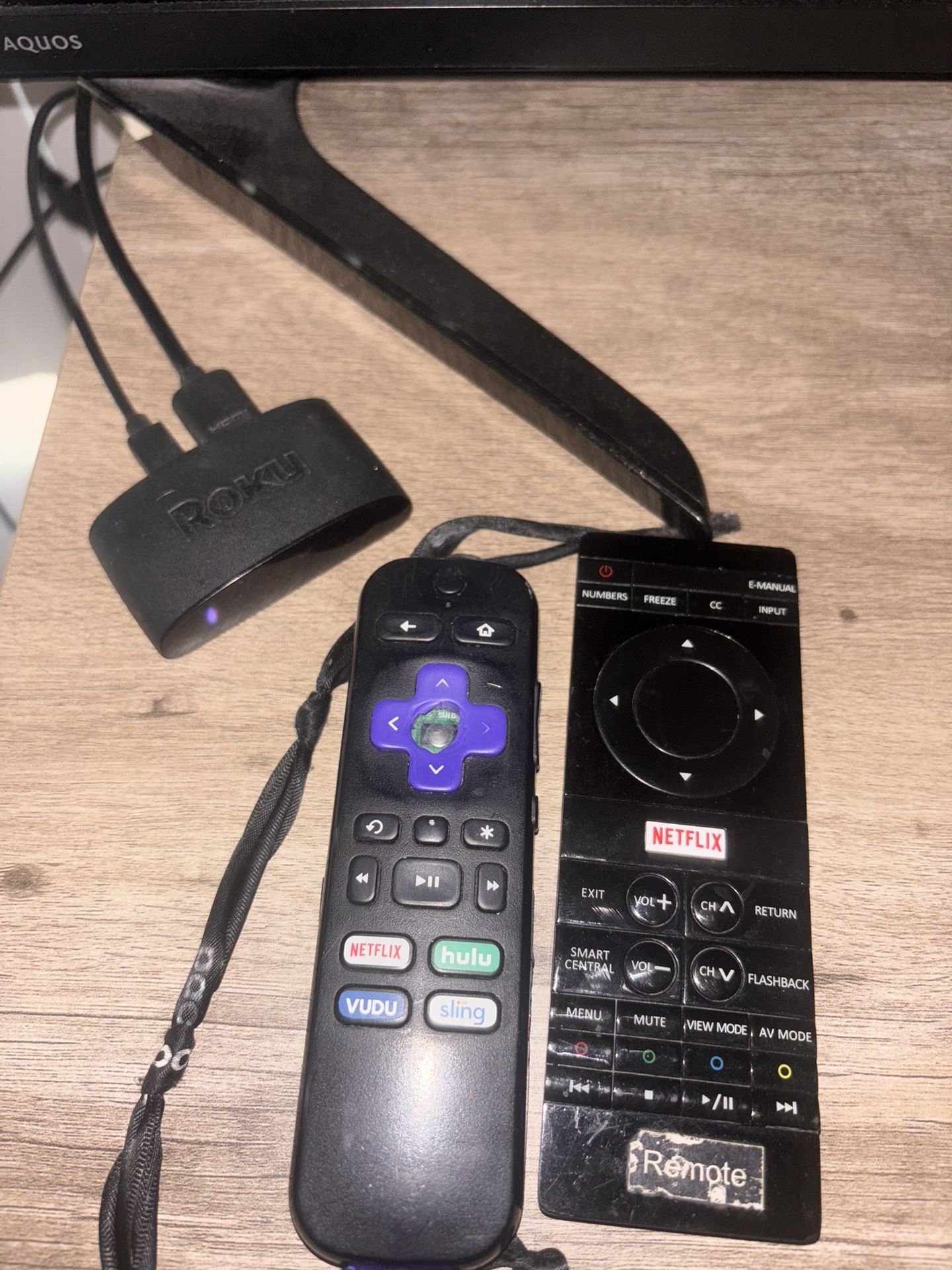 48inch Sharp Smart TV (Netflix Only) With Roku