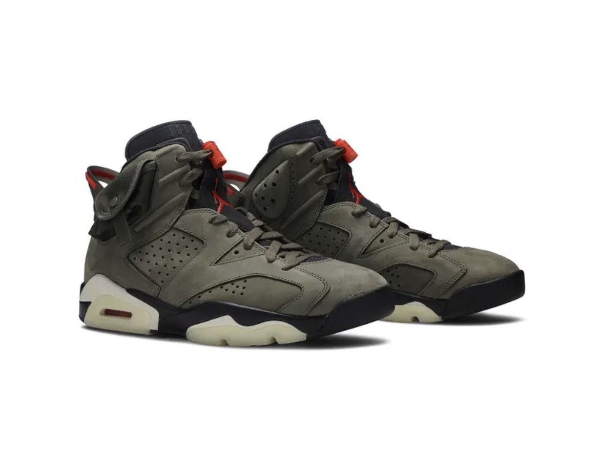 Travis Scott x Air Jordan 6 Retro 'Olive' (or as the “Cactus Jack” Size: 12us