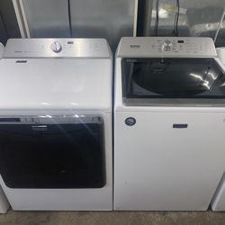 Maytag Set Washer And Dryer Electric Good Condition We Delivery 