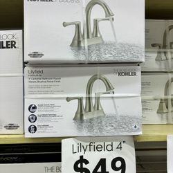 Kohler Lilyfield 4" Centerset Bathroom Faucet