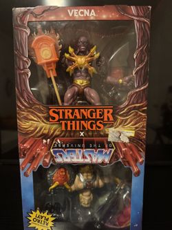 Stranger Things x Masters of The Universe He-Man And Vecna Figure