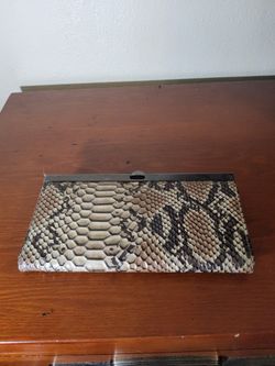 Snake Skin Pattern Wallet Multiple Compartments - Captain's Treasure!"