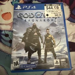 God Of War Ragnarok PS4 $25