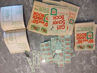 Vintage S&H Green Stamp books and stamps