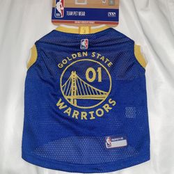 Warriors Jersey For Pet
