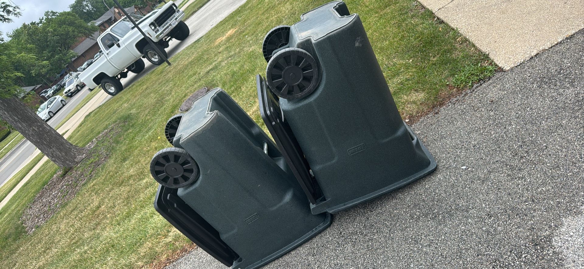 Garbage Bins - Set Of 2 