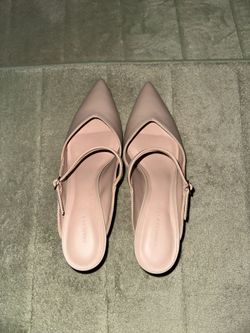 Beige Charles and Keith heels