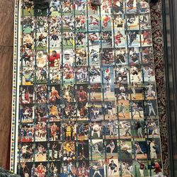 Wow 😮!! 1992 Classic 4 Sport lnc. poster of Uncut Assorted  Sports Cards !