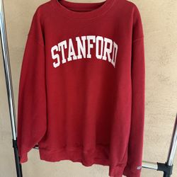 Stanford Blue 84 Red Crewneck XXL