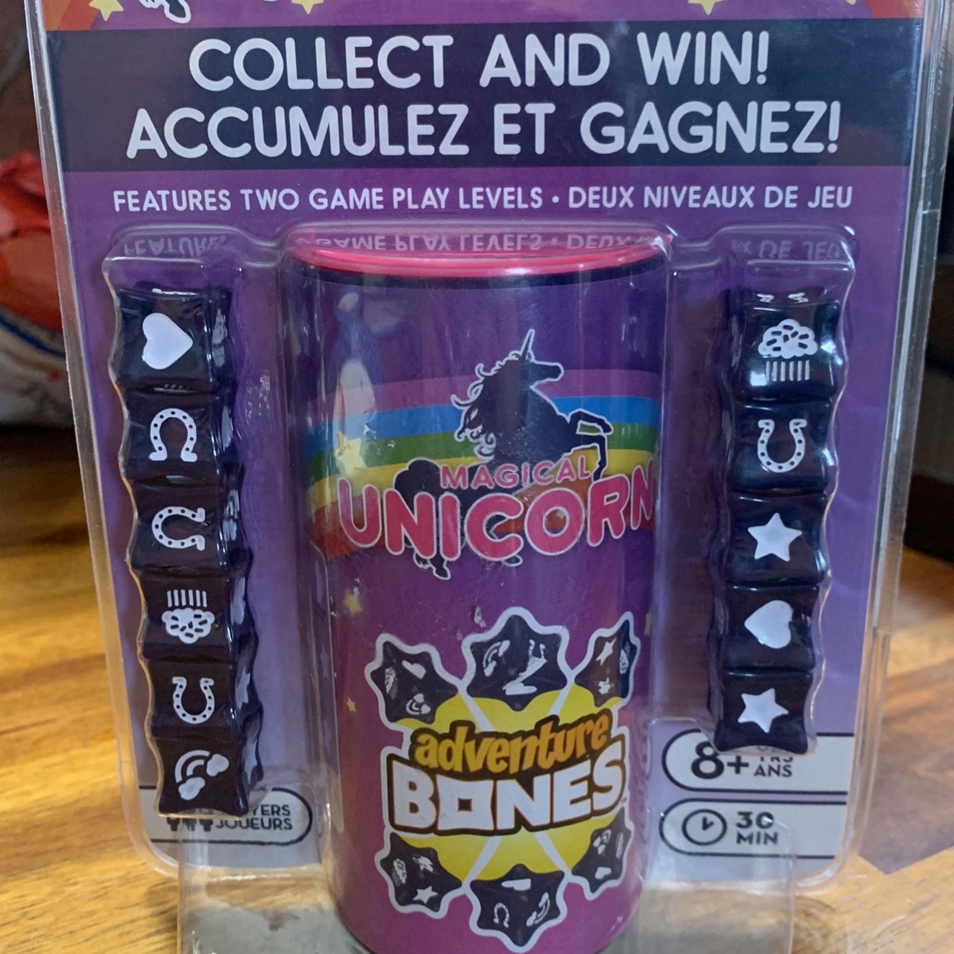 Aquarius NEW * Unicorn Adventure Bones * Dice Game Fantasy 2 - 8 Players Fantasy