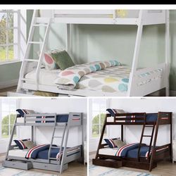 Bunk Bed Full and Twin not including mattress