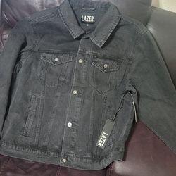Trucker Jacket Black Brand New