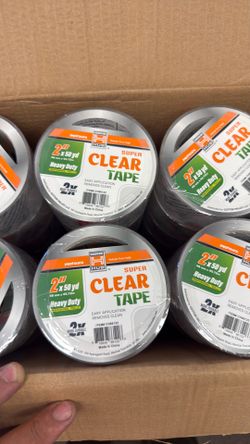 Super clear tape 50 yd 48 pieces