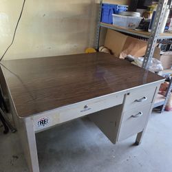 Vintage steel desk
