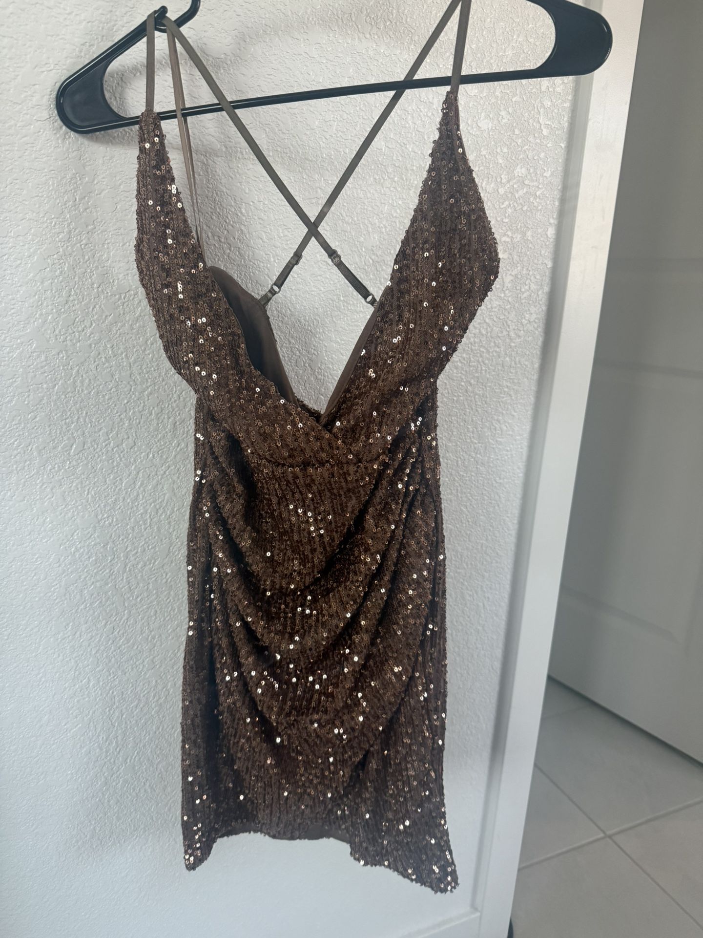 Mini Sequins Dress