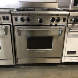 Wolf 30” Inch Stainless Steel Gas Range Stove 