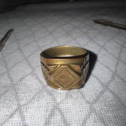 Vintage Bronze Ring 