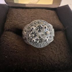 Lady's 14KT White Gold Engagement Ring