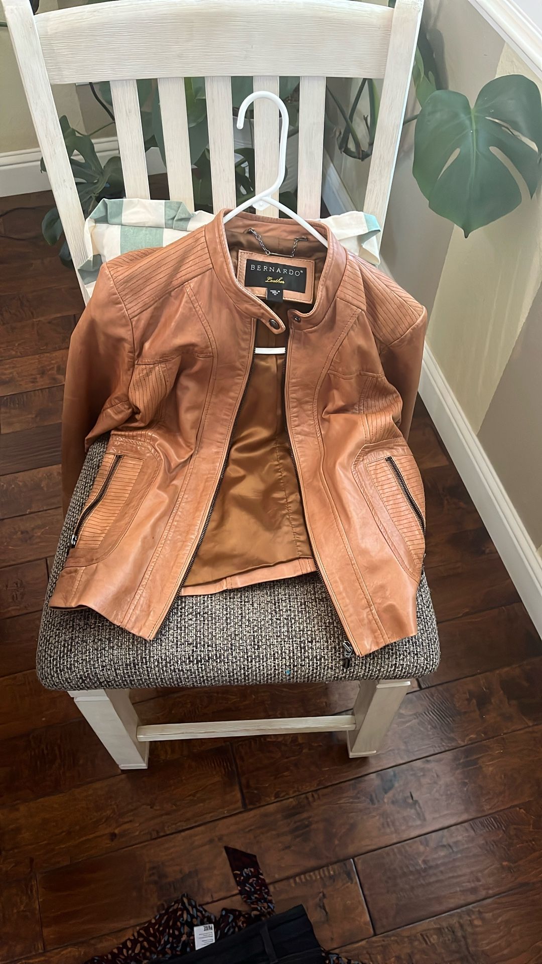 Leather Jacket Size Medium