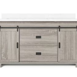 Double Sink Bathroom Vanity and Kitchen Cabinets