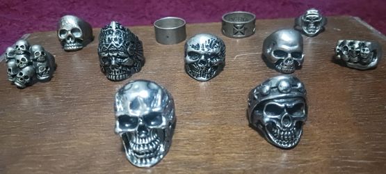 Men's skull rings