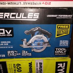 Hercules 20 Volt Circular Saw Tool  Only