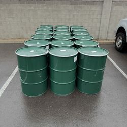 55 Gallon Metal Food Grade Drums 