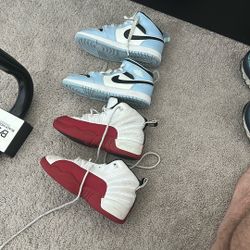Two Pairs Of Jordan’s Youth Shoes Size 1