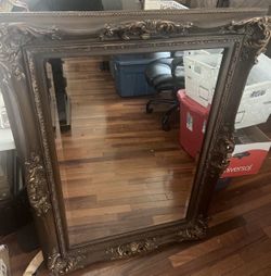 Wooden Mirror Real Wood