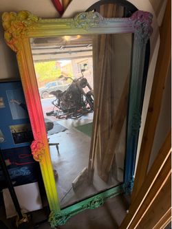 Vintage pop art mirror