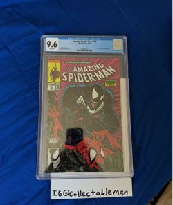 Amazing Spider-man #316 CGC 9.6 White Pages   First Full Venom Cover 1989