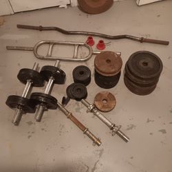 Weight Set With Bars