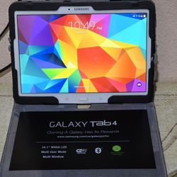 Samsung Galaxy Tab 4 with case 16GB Great condition!