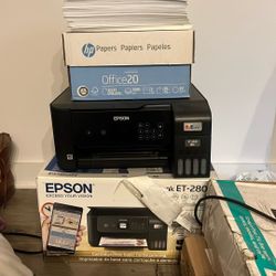 Printer And Paper For Sale