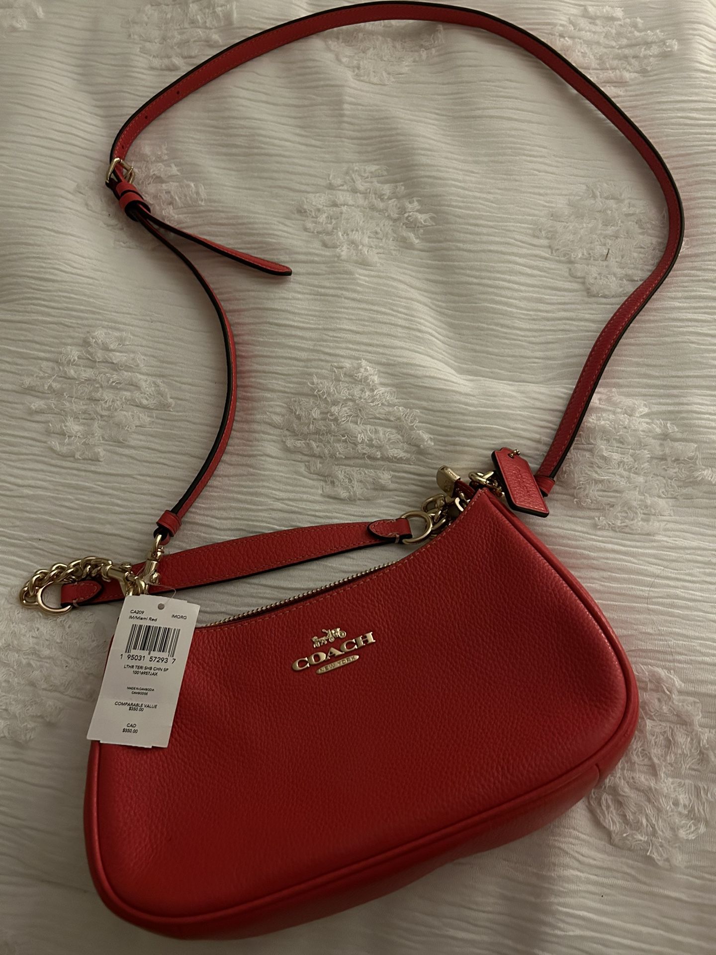 Red Coach purse 