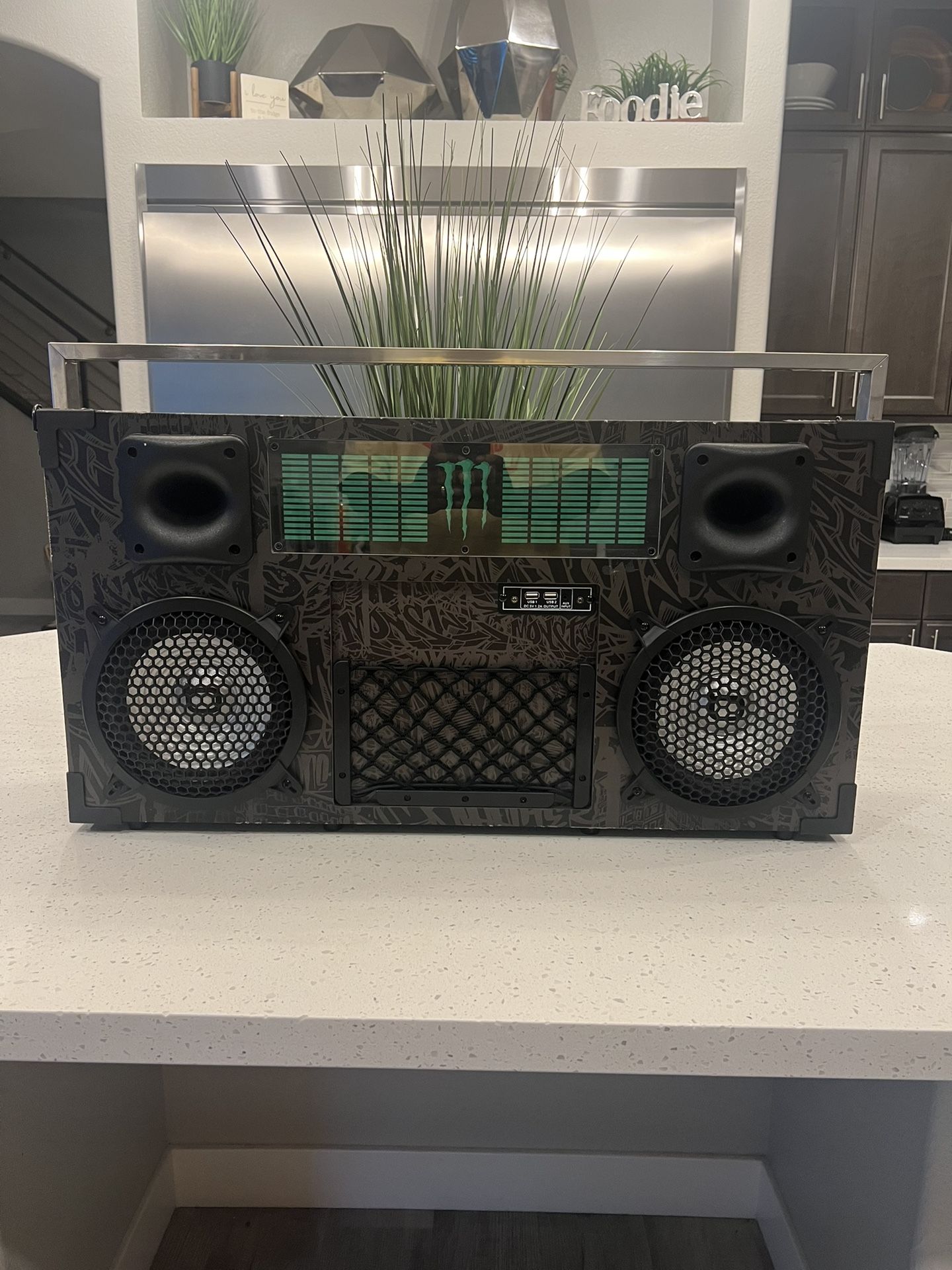 Bumpboxx Freestyle V3S Bluetooth Boombox Monster Energy Edition RARE