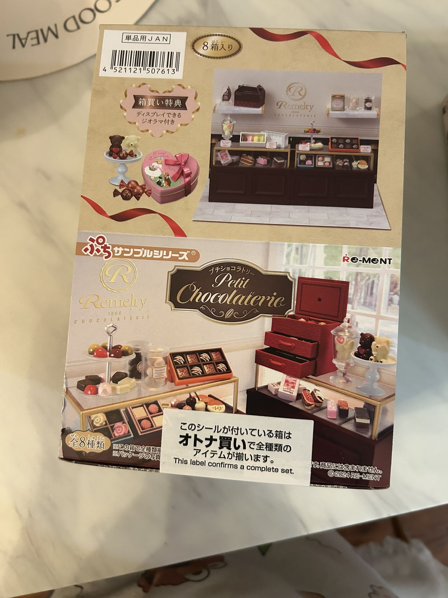 Re-Ment Japanese Miniature Petit Chocolaterie Chocolate 8 Box Complete Set New