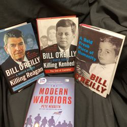 Books By Bill O’reilly And Pete Hegseth Each Book Price Separately