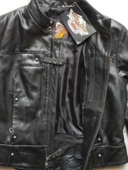 Brand new Harley Davidson Night storm leather jacket. Size XS